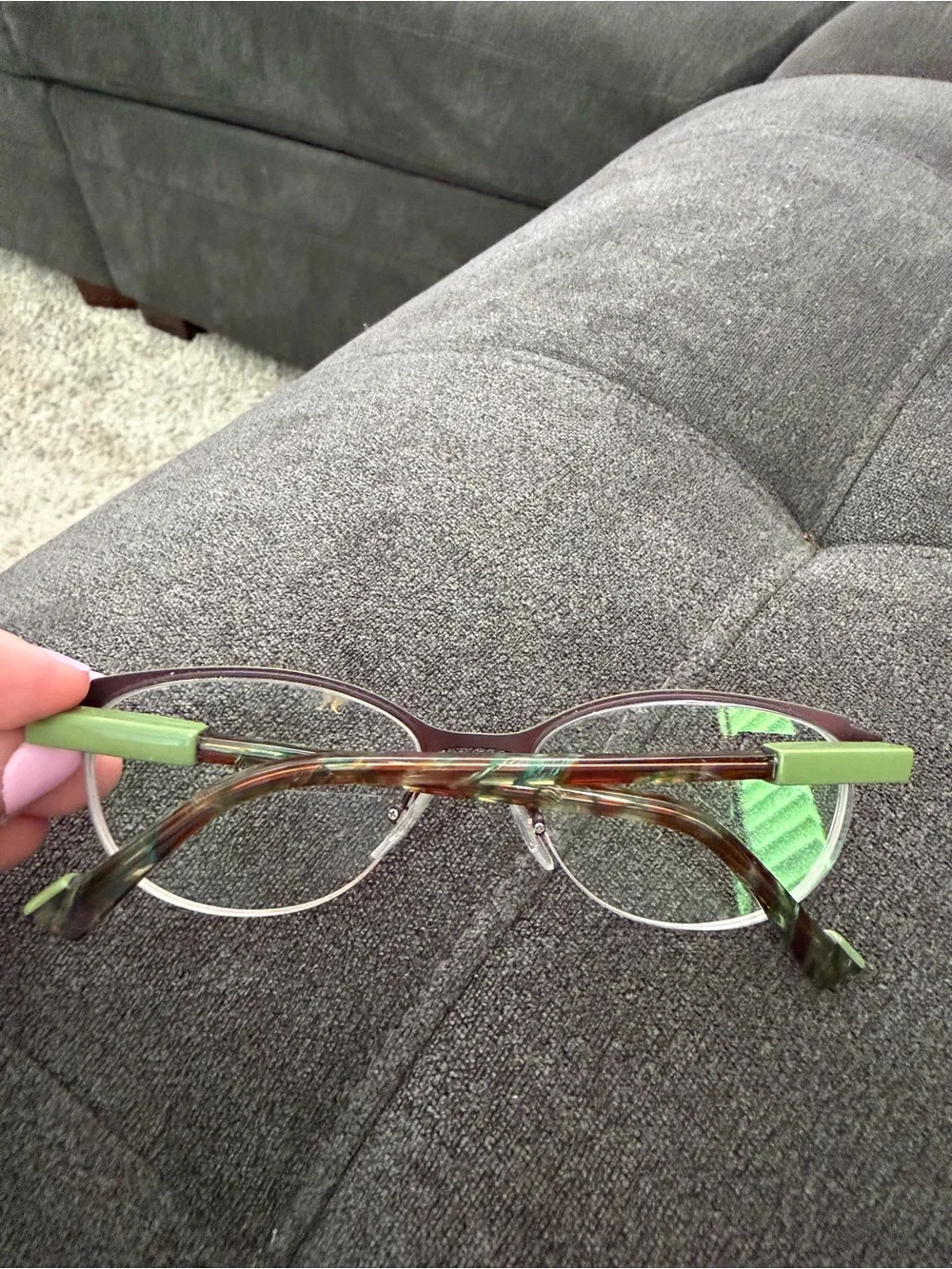 Etnia Barcelona MARGRETHE GRBZ Designer Eyeglasses – Green/Brown